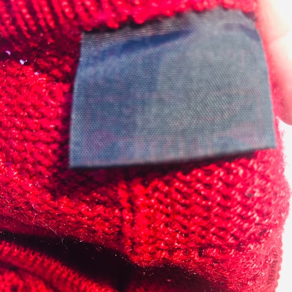 SOLD Vintage dark red cardigan - Picture 5 of 5